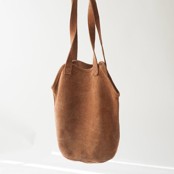 esby Handbags - Esby Suede Fisherman Tote